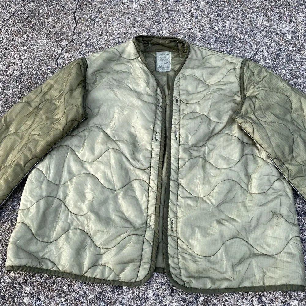 Vintage US Military Cold Weather Liner Mens Large Vietnam - Picture 2 of 5